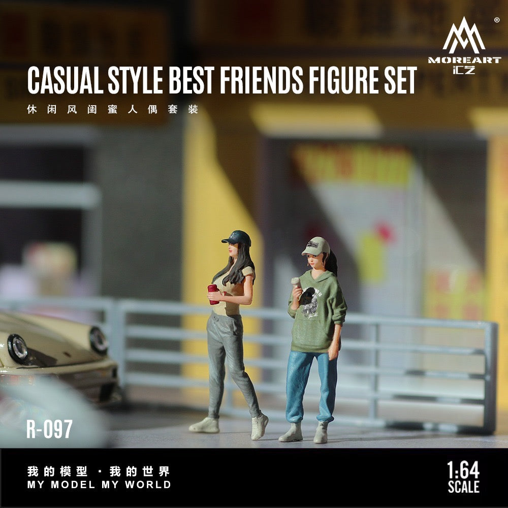 (Pre-Order) (MO223097) Casual Besties Resin Model set
