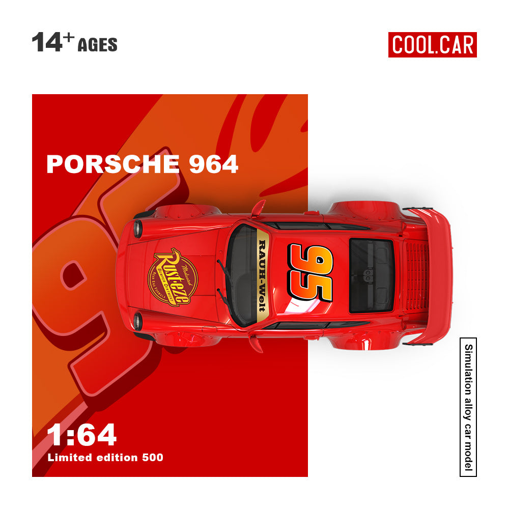 (CC640883) Porsche 964 - Lightning McQueen livery