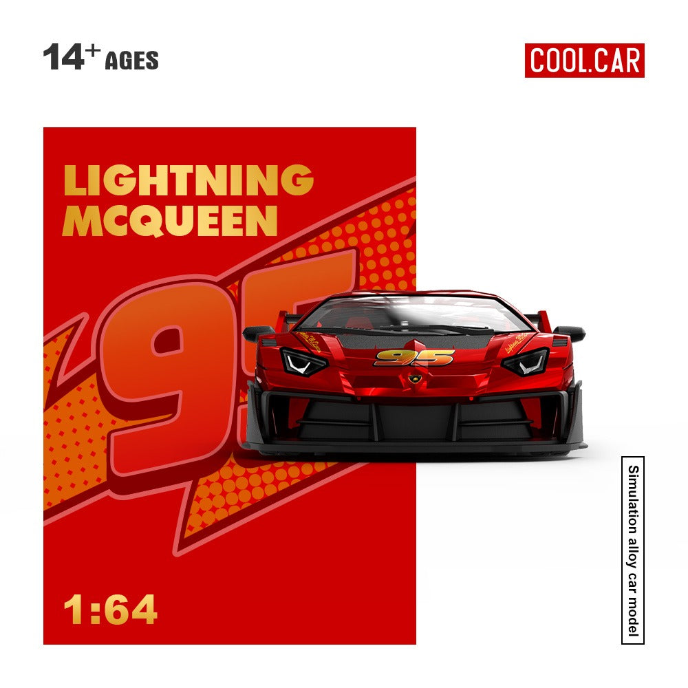 (CC643832) Lamborghini GTEVO (Lightning McQueen Livery)