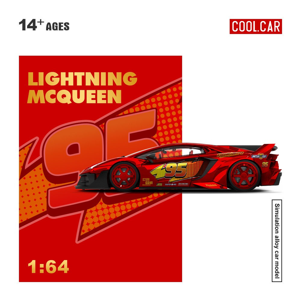 (CC643832) Lamborghini GTEVO (Lightning McQueen Livery)