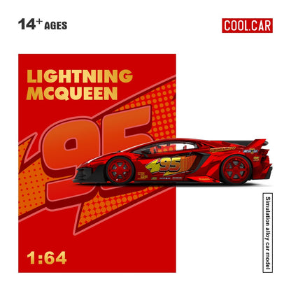 (CC643832) Lamborghini GTEVO (Lightning McQueen Livery)