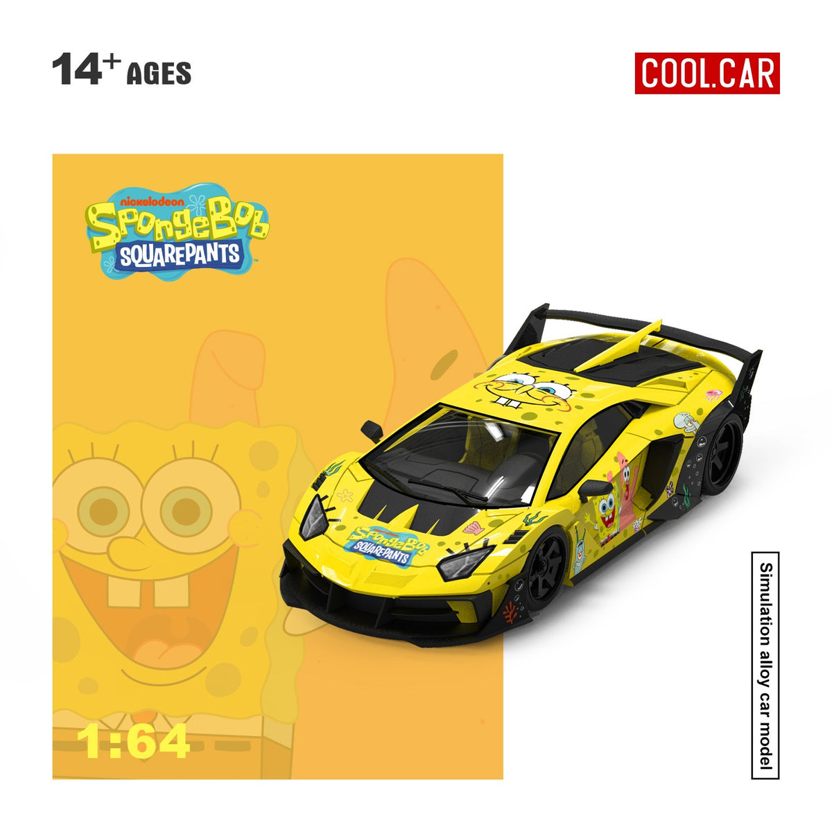 (Pre-Order)(CC643836) Lamborghini GTEVO (SpongeBob Livery)