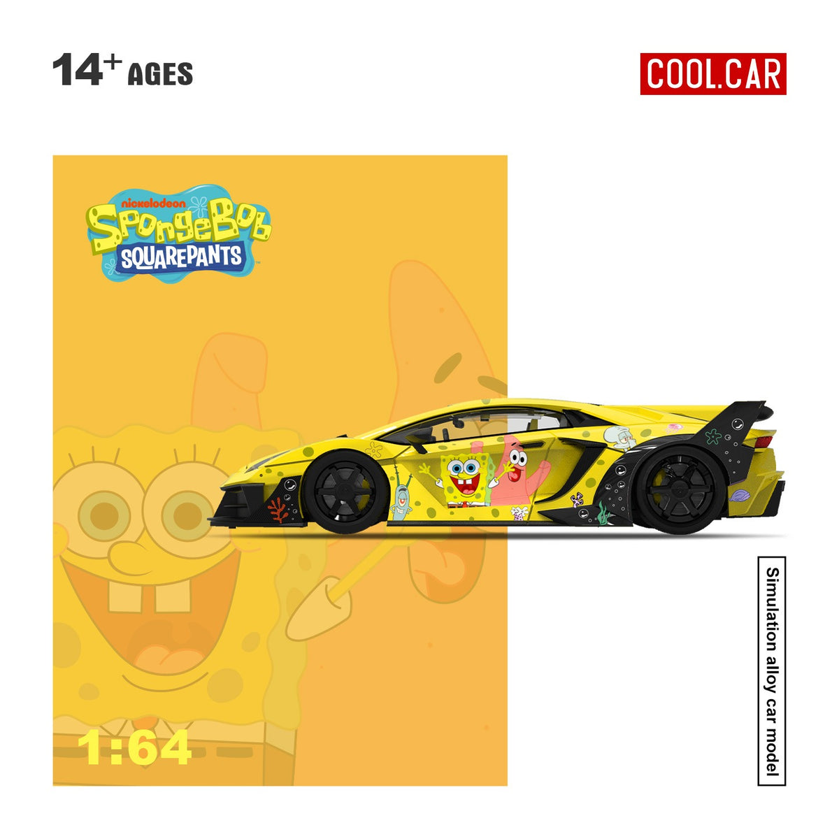 (Pre-Order)(CC643836) Lamborghini GTEVO (SpongeBob Livery)