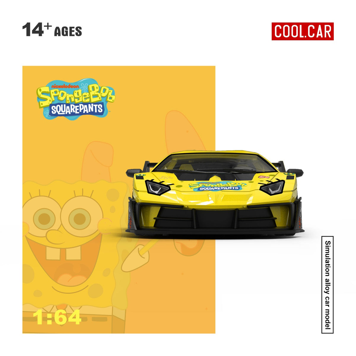 (Pre-Order)(CC643836) Lamborghini GTEVO (SpongeBob Livery)