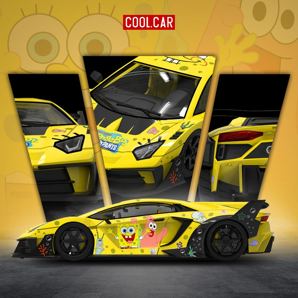 (Pre-Order)(CC643836) Lamborghini GTEVO (SpongeBob Livery)