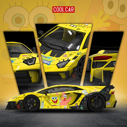(Pre-Order)(CC643836) Lamborghini GTEVO (SpongeBob Livery)