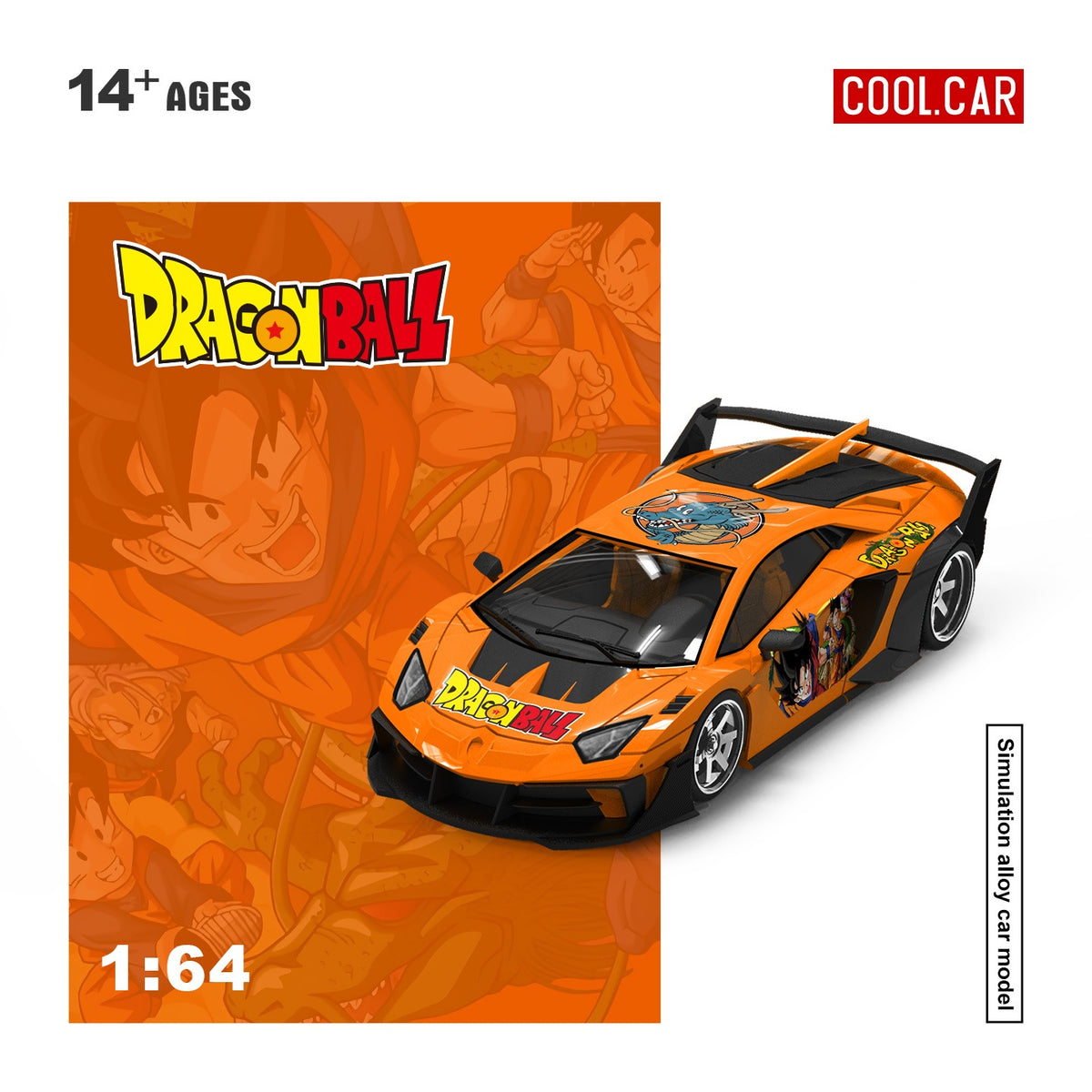 (Pre-Order)(CC643837) Lamborghini GTEVO (Dragon Ball Livery)