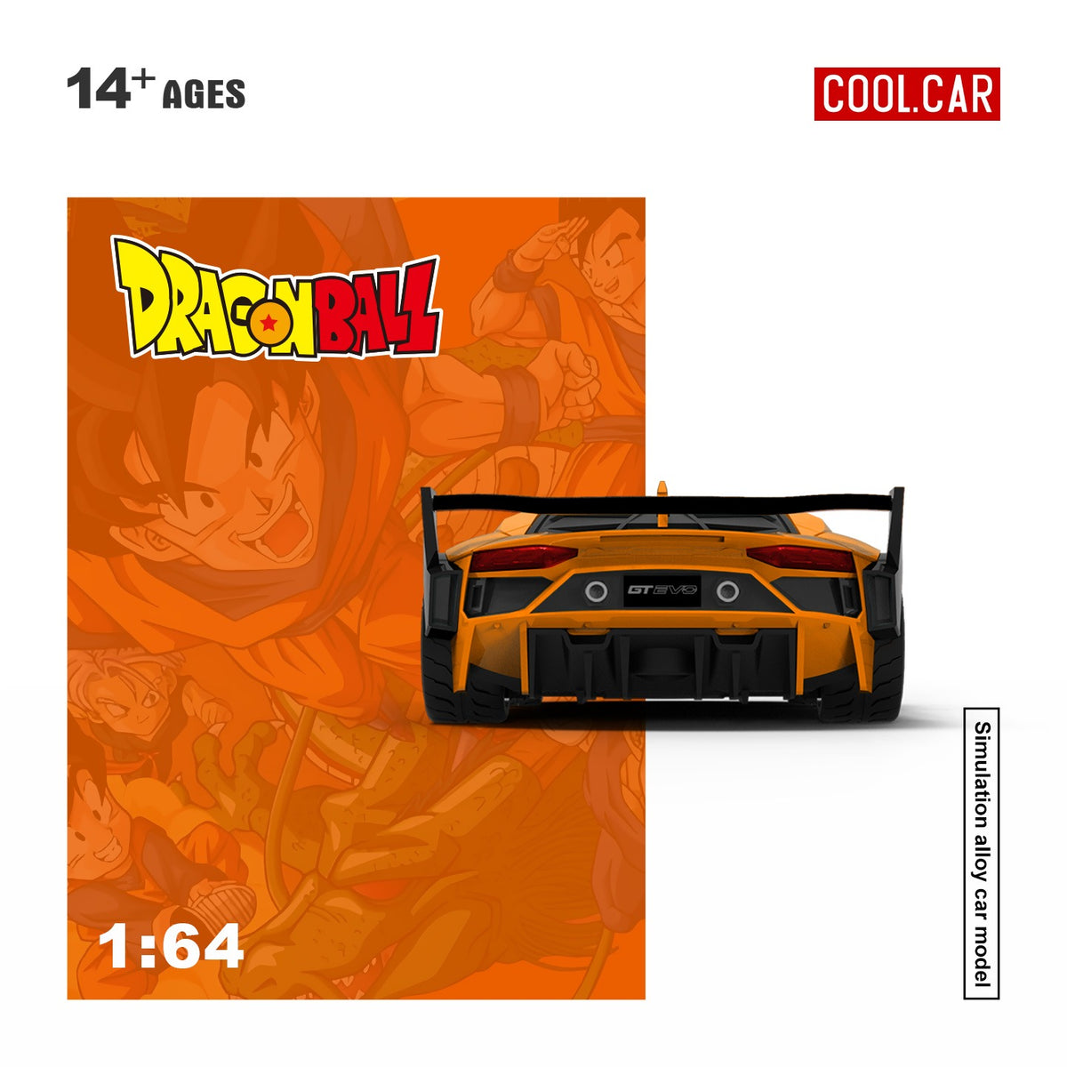 (Pre-Order)(CC643837) Lamborghini GTEVO (Dragon Ball Livery)