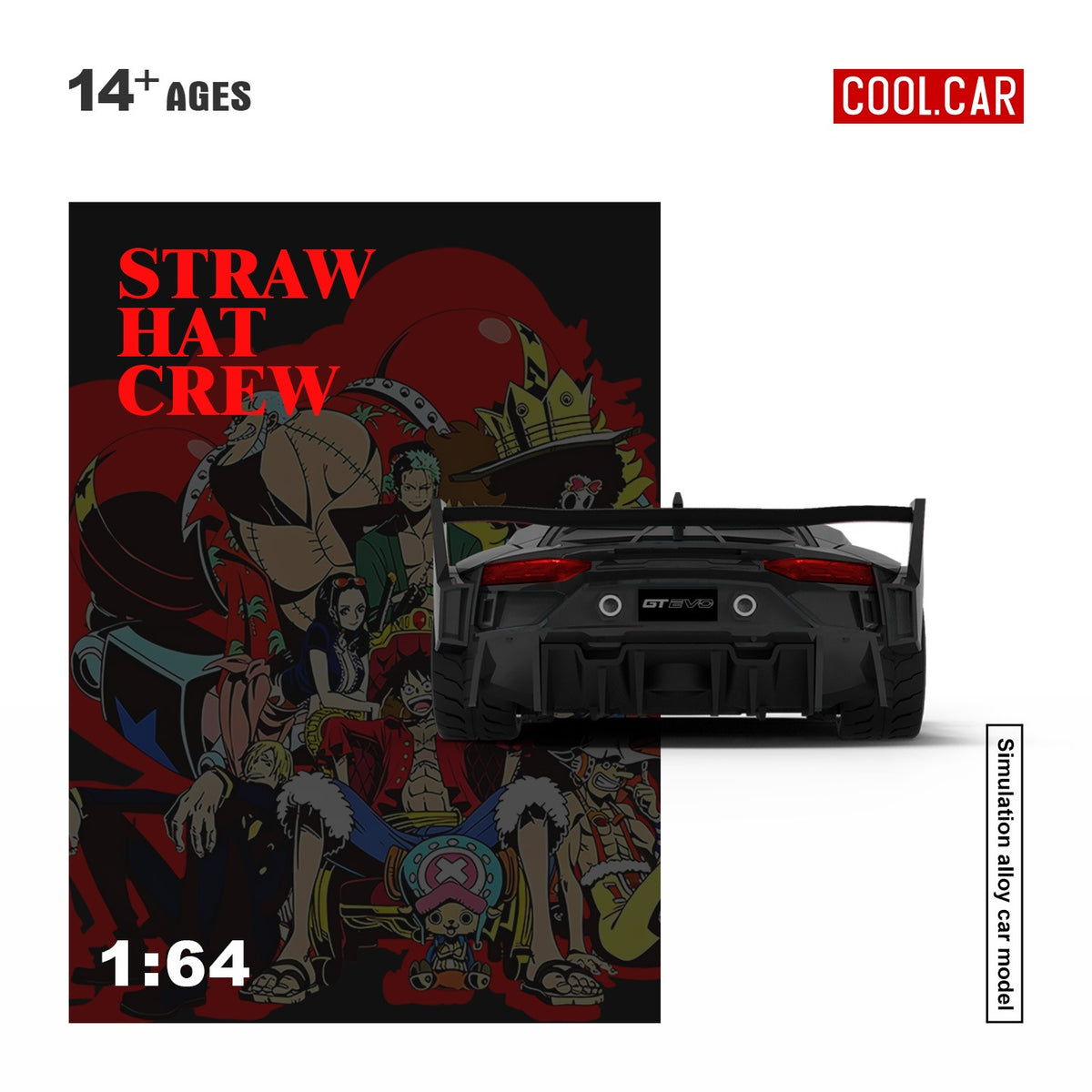 (Pre-Order)(CC643839) Lamborghini GTEVO (One Piece Livery)