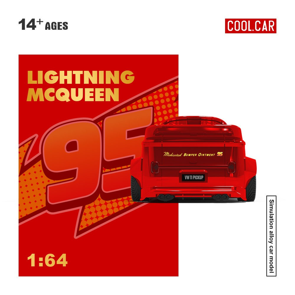 (Pre-Order)(CC643923) Volkswagen T1 pickup truck - McQueen Livery