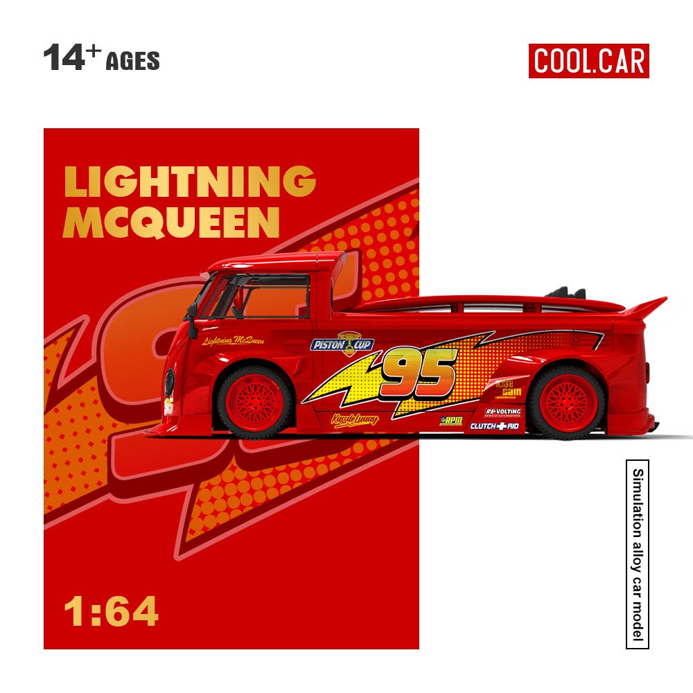 (Pre-Order)(CC643923) Volkswagen T1 pickup truck - McQueen Livery