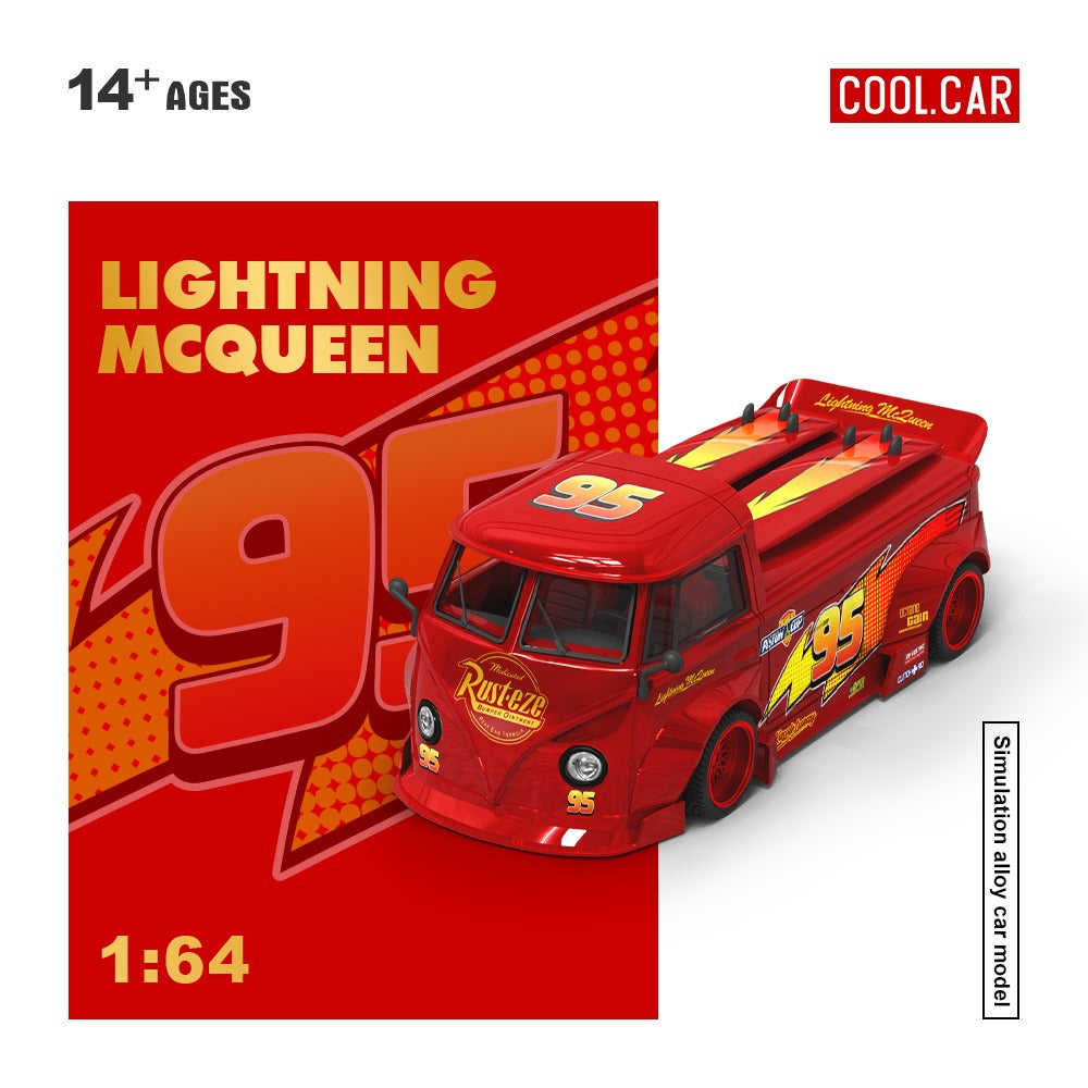 (Pre-Order)(CC643923) Volkswagen T1 pickup truck - McQueen Livery
