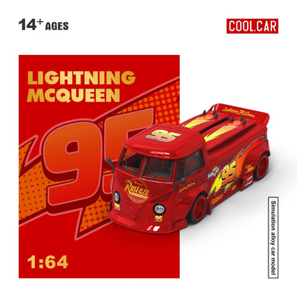(Pre-Order)(CC643923) Volkswagen T1 pickup truck - McQueen Livery