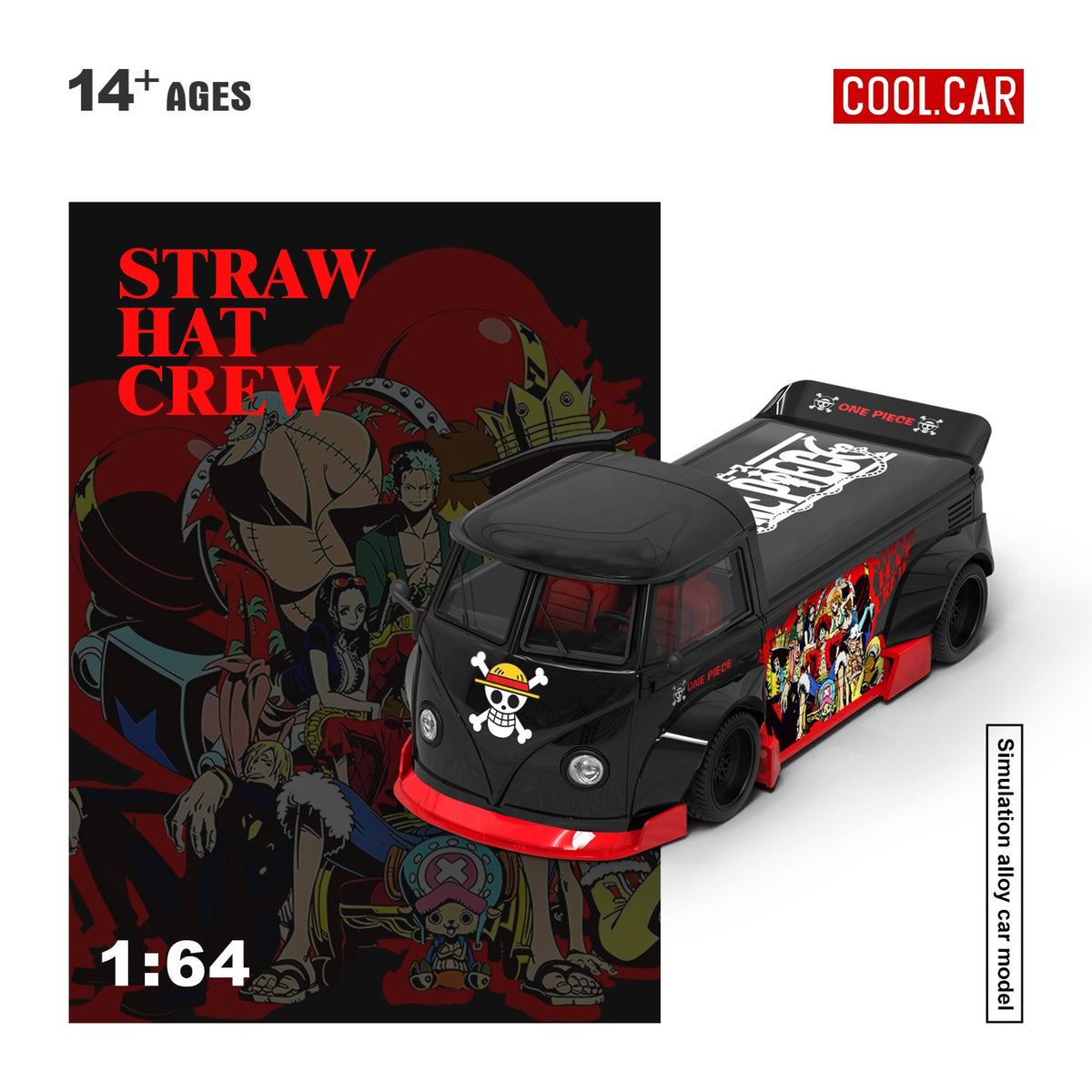 (Pre-Order)(CC643927) Volkswagen T1 pickup truck - Straw Hat Crew Livery