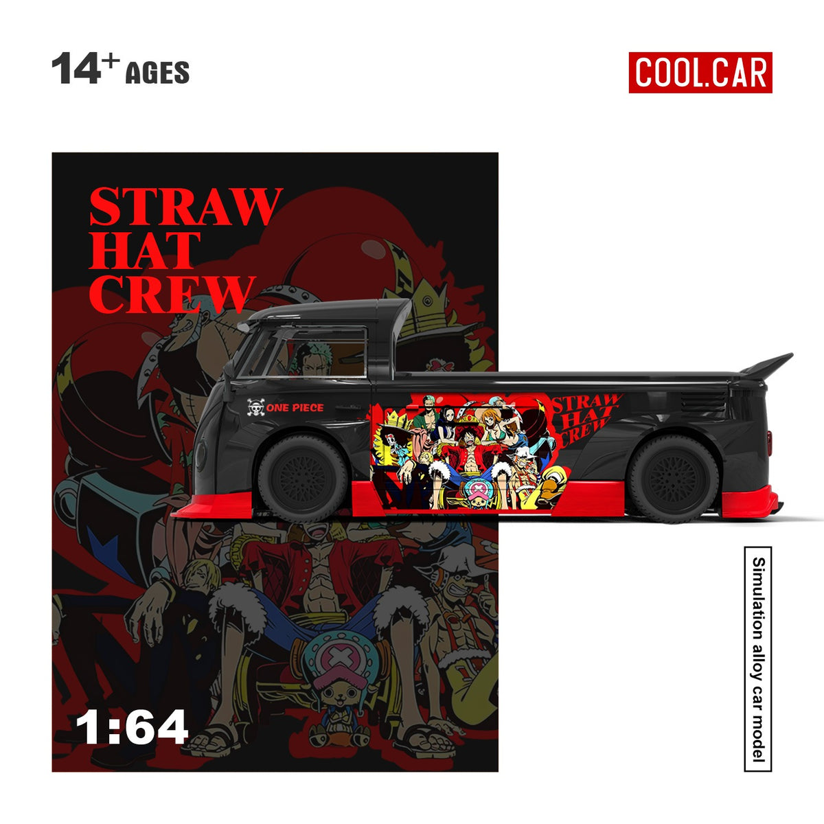 (Pre-Order)(CC643927) Volkswagen T1 pickup truck - Straw Hat Crew Livery