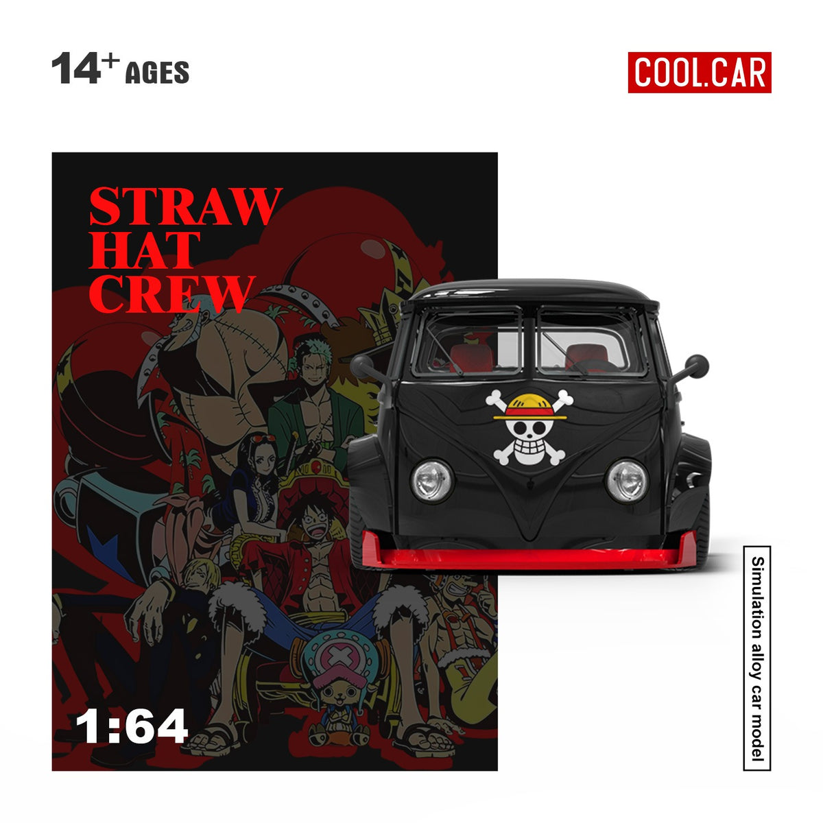 (Pre-Order)(CC643927) Volkswagen T1 pickup truck - Straw Hat Crew Livery