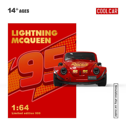 (CC646233) VW Beetle (Lightning McQueen Livery)