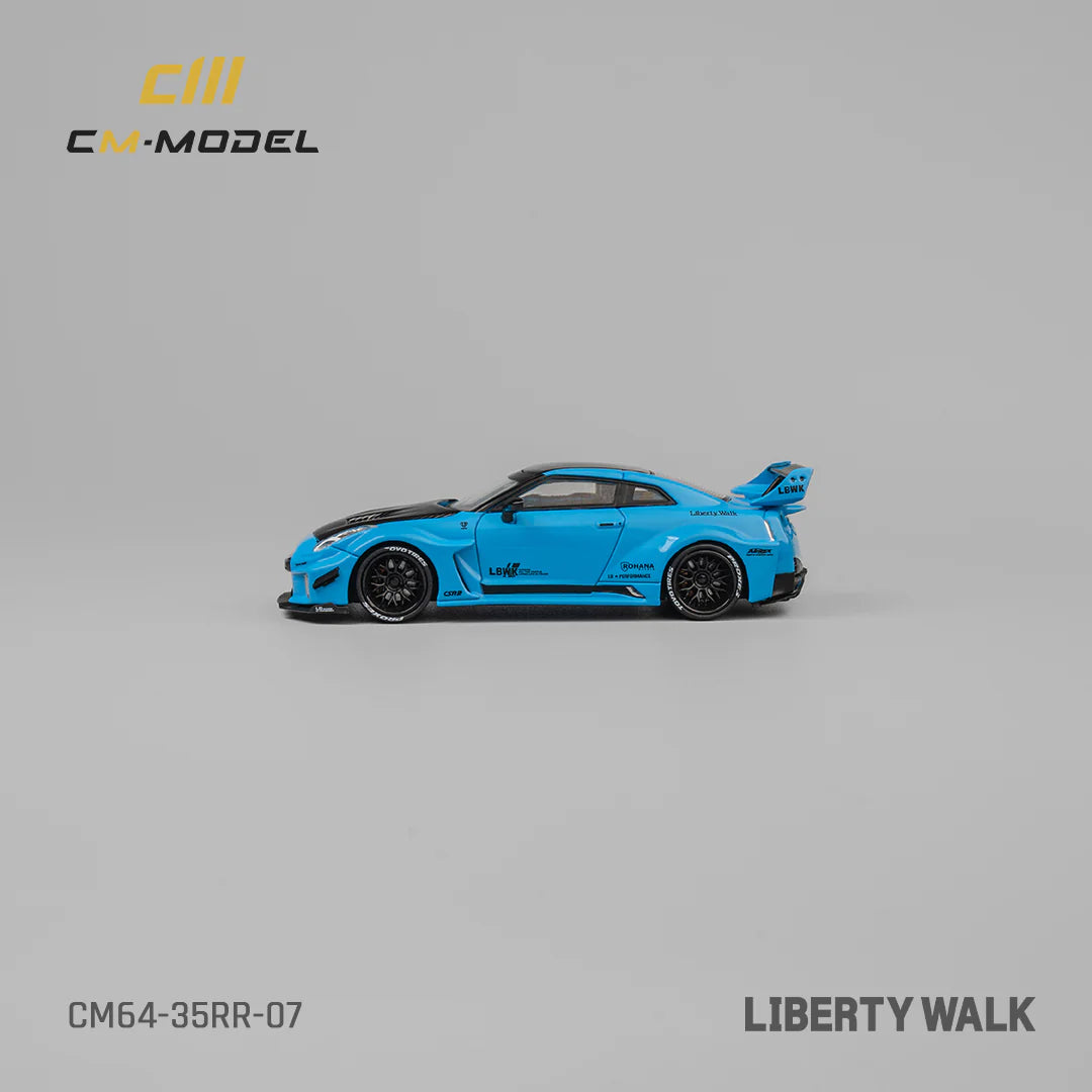 (CM64-35RR-07) Nissan LBWK 35GTRR LBWK Super Silhouette (Baby Blue)