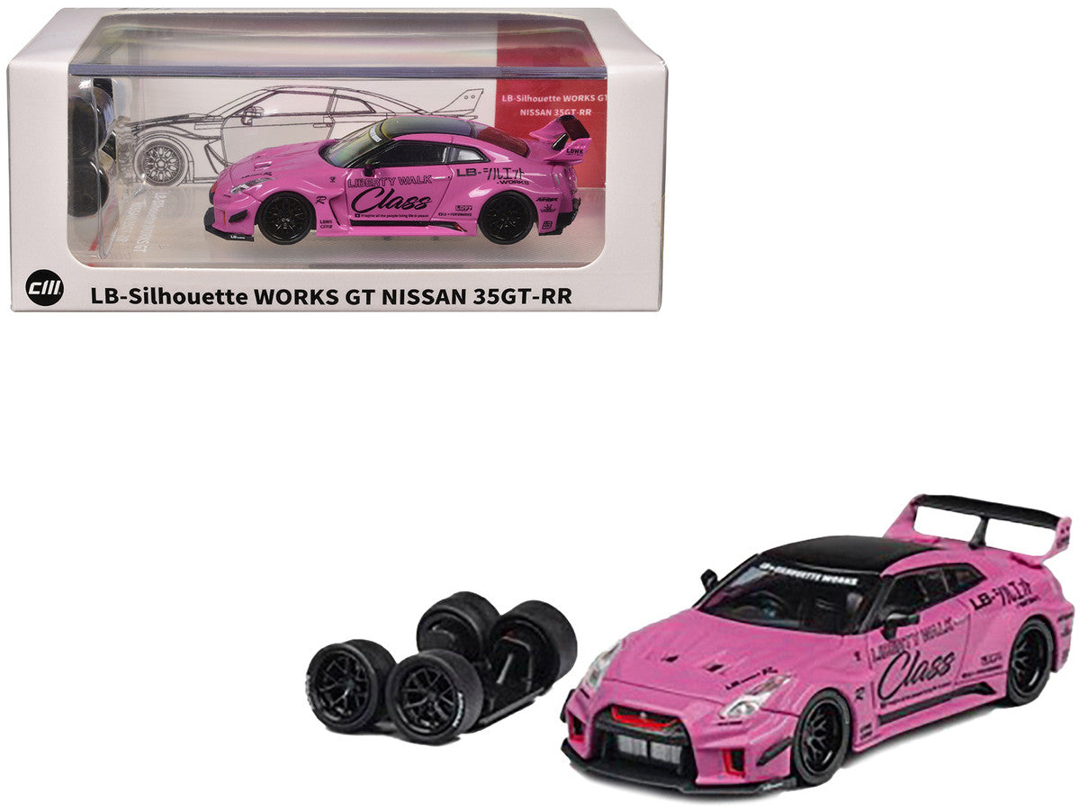 (CM64-35RR-08) Nissan LBWK GT35RR (Pink) – 303 Exclusive Diecasts