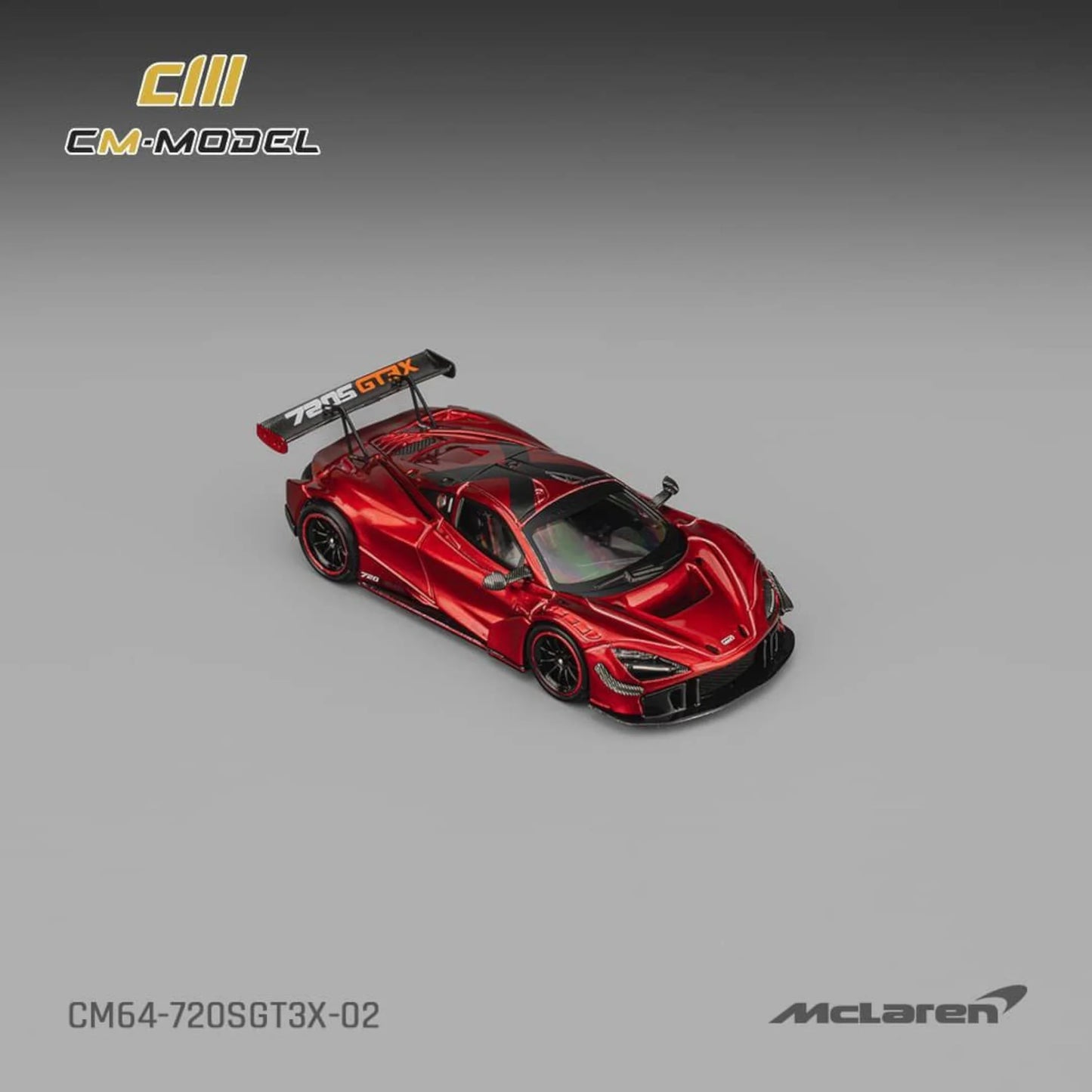 (CM64-720SGT3X-02) Mclaren 720SGT3X - Red