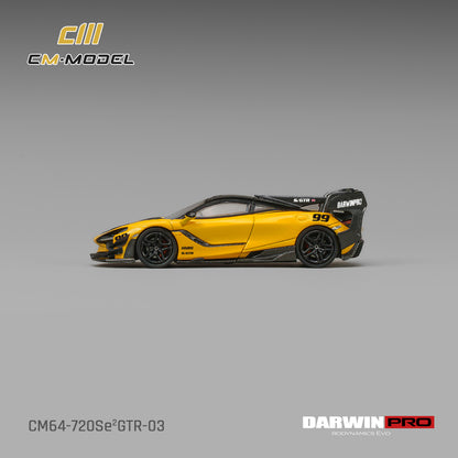 (Pre-Order) (CM64-720Se2GTR-03) DarwinPRO 720SE²GTR #99 (Pearl Yellow)