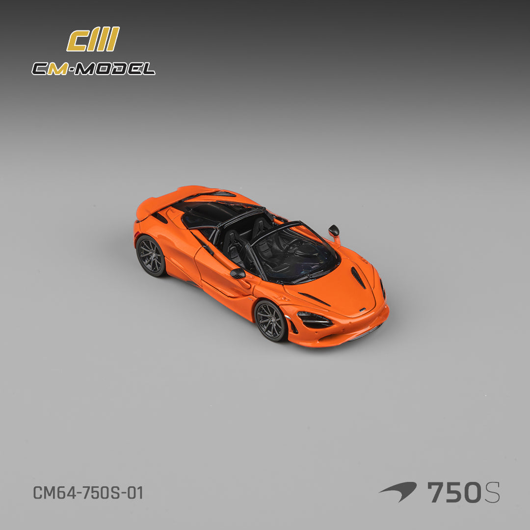 (Pre-Order) (CM64-750S-01) Mclaren 750S Spider Ember Orange