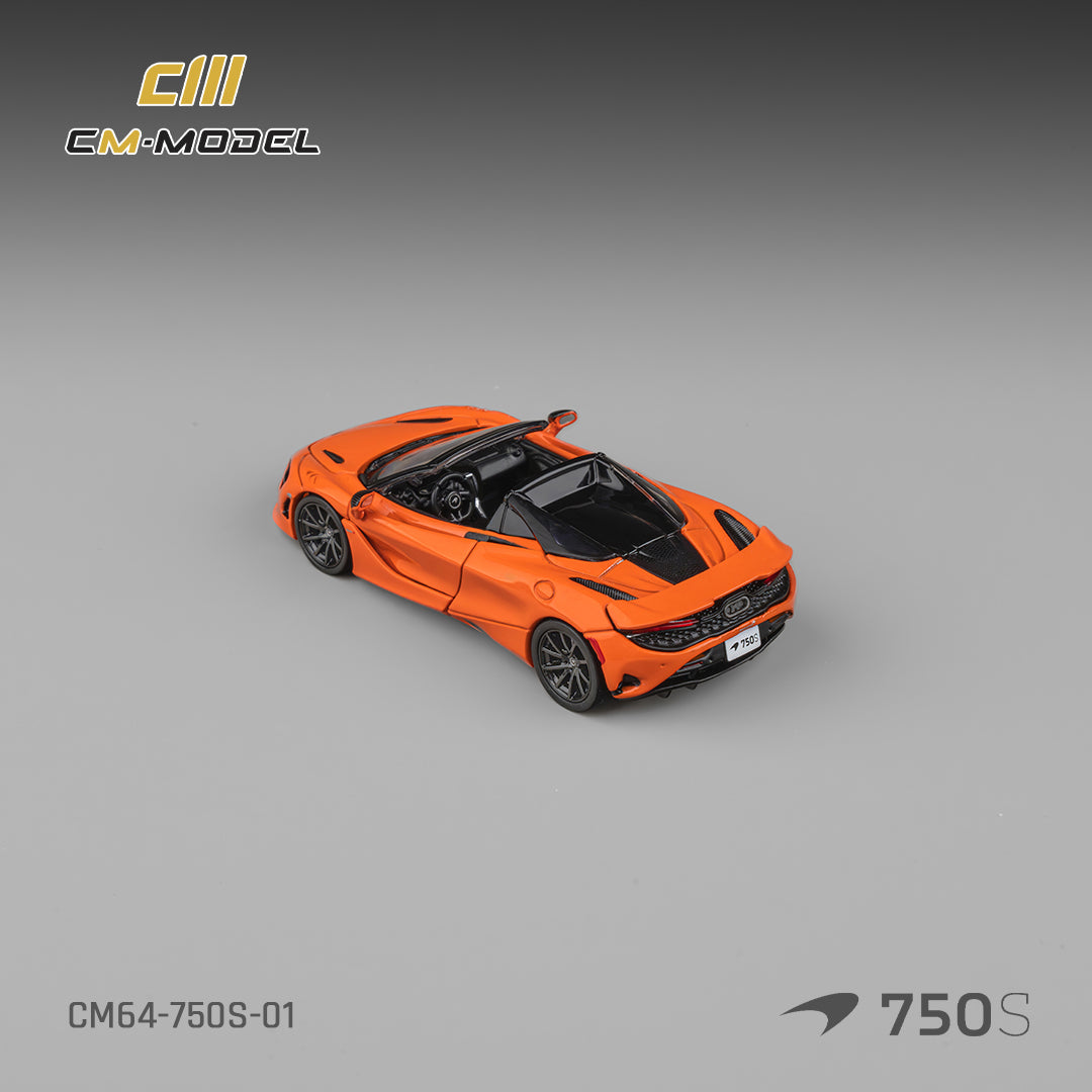 (Pre-Order) (CM64-750S-01) Mclaren 750S Spider Ember Orange