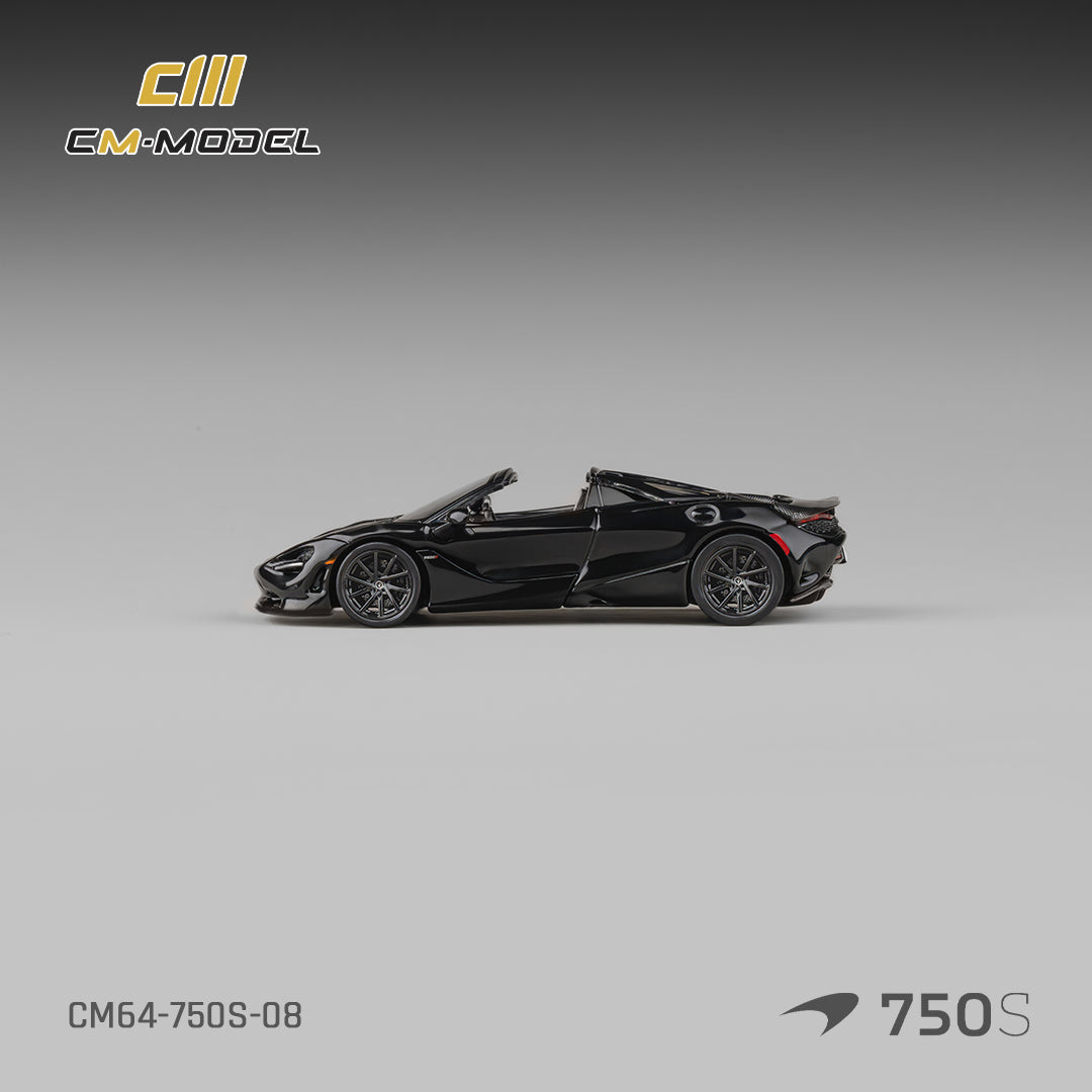 (Pre-Order) (CM64-750S-08) Mclaren 750S Spider Onyx Black