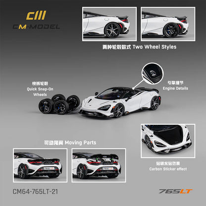 (CM64-765LT-21) Mclaren 765LT White
