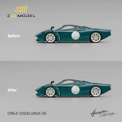 (CM64-Codalunga-05) - Pagani Codalunga - Green