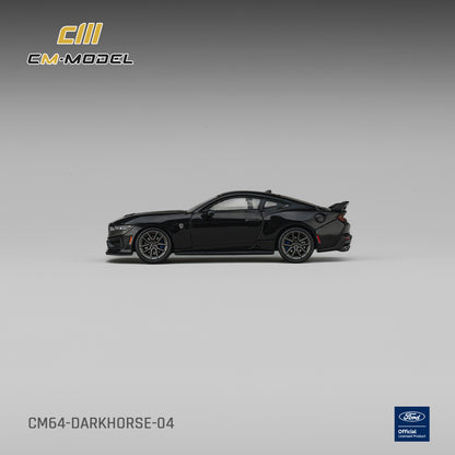 (Pre-Order) (CM64-DARKHORSE-04) Ford Mustang Darkhorse Shadow Black