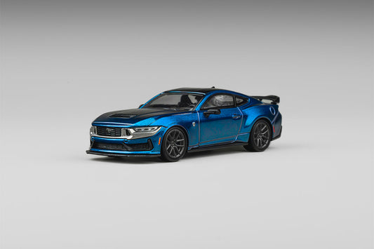 (Pre-Order) (CM64-DarkHorse-01) Ford Mustang DarkHorse Blue Ember Metallic