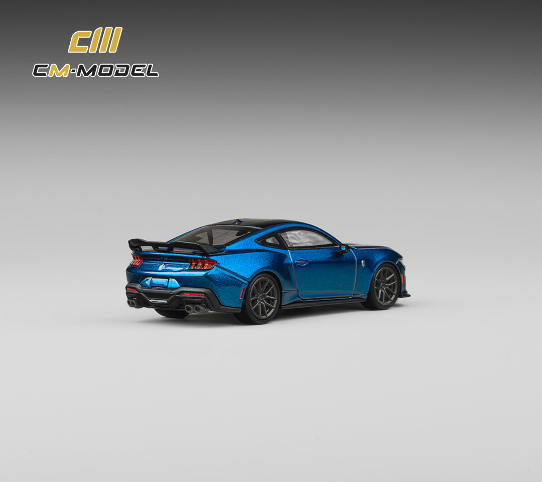 (Pre-Order) (CM64-DarkHorse-01) Ford Mustang DarkHorse Blue Ember Metallic