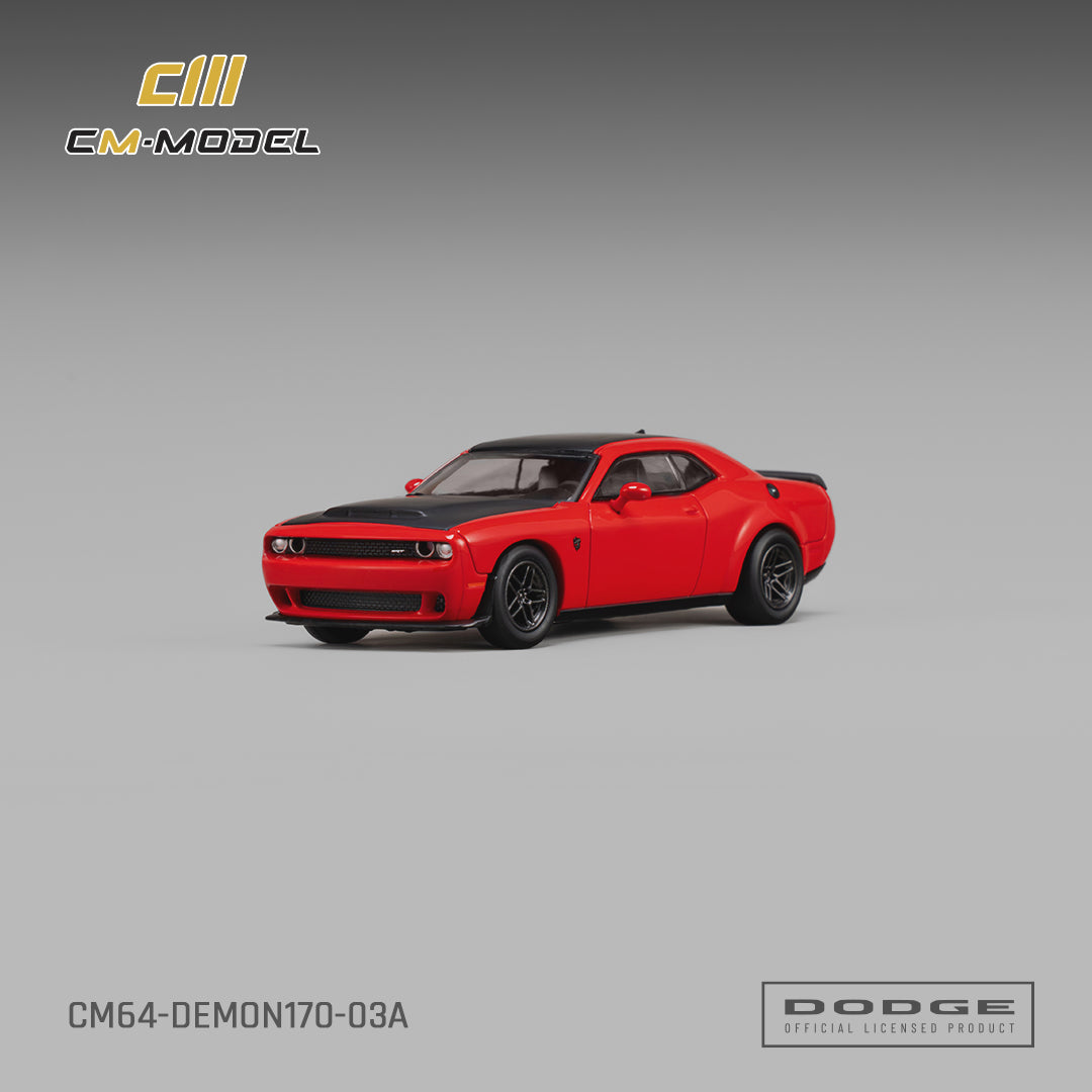 (Pre-Order) (CM64-DEMON170-03A) Dodge Demon 170 TorRed