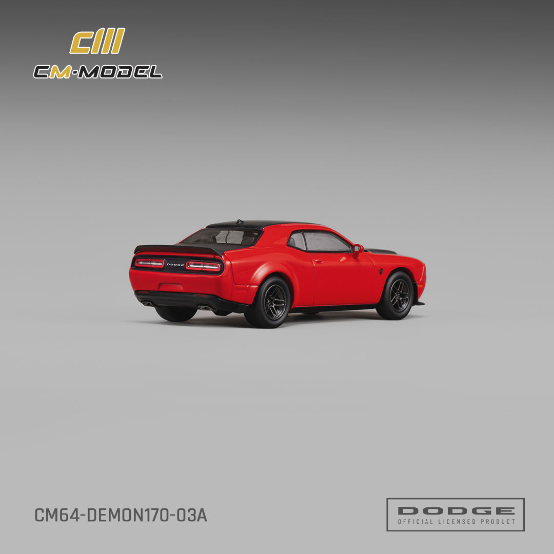 (Pre-Order) (CM64-DEMON170-03A) Dodge Demon 170 TorRed
