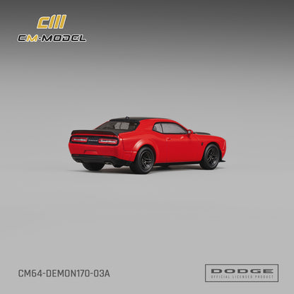 (Pre-Order) (CM64-DEMON170-03A) Dodge Demon 170 TorRed