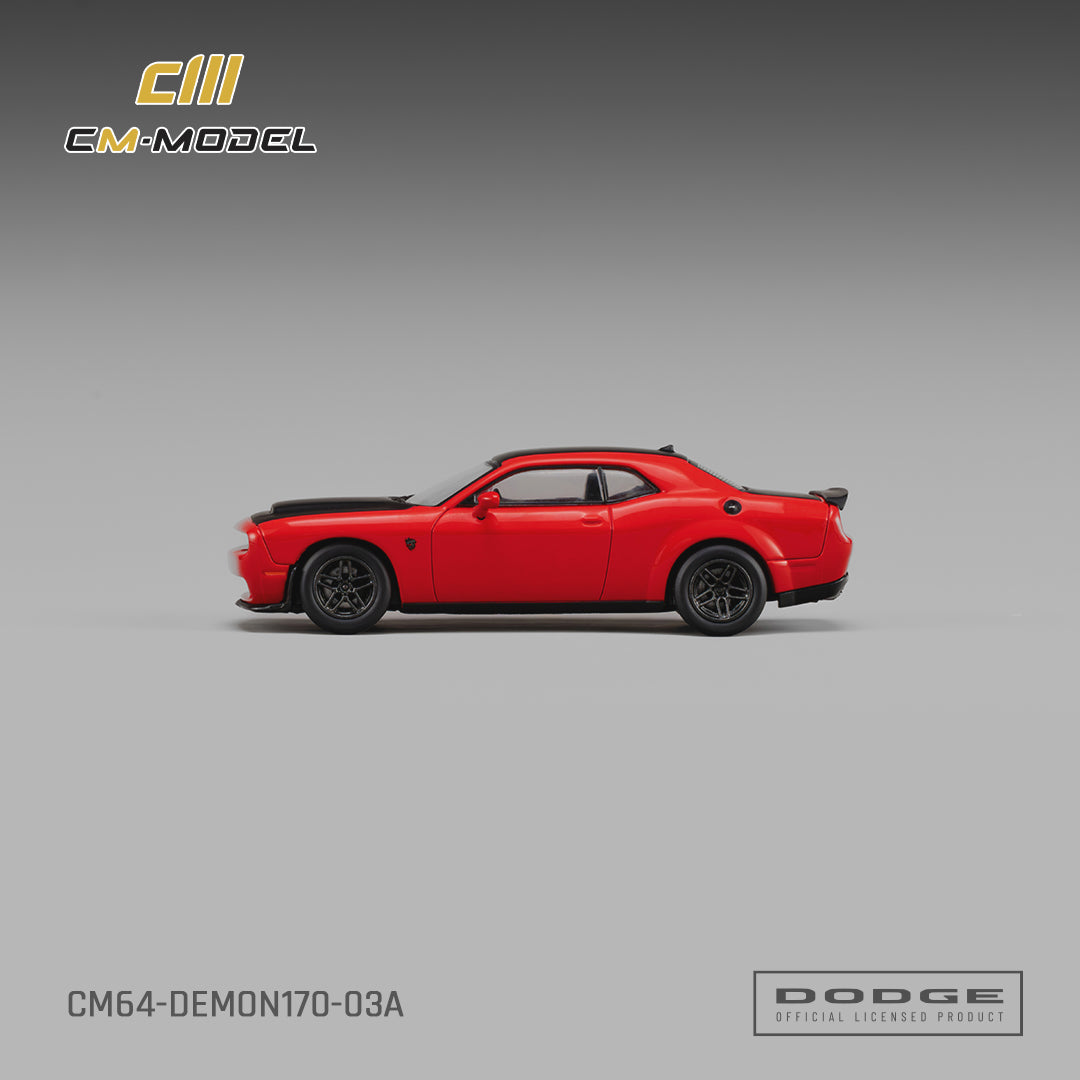 (Pre-Order) (CM64-DEMON170-03A) Dodge Demon 170 TorRed