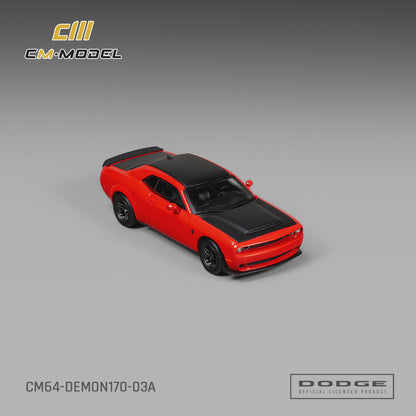 (Pre-Order) (CM64-DEMON170-03A) Dodge Demon 170 TorRed