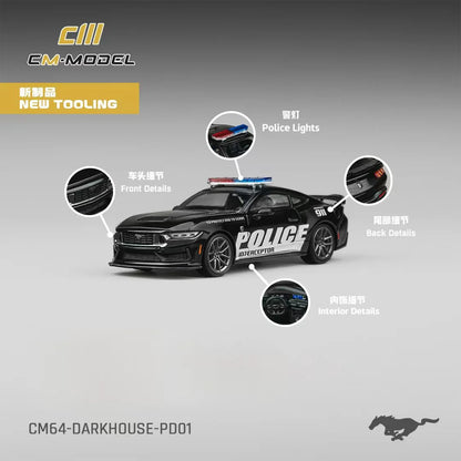 (CM64-DarkHorse-PD01) Ford DarkHorse Policecar