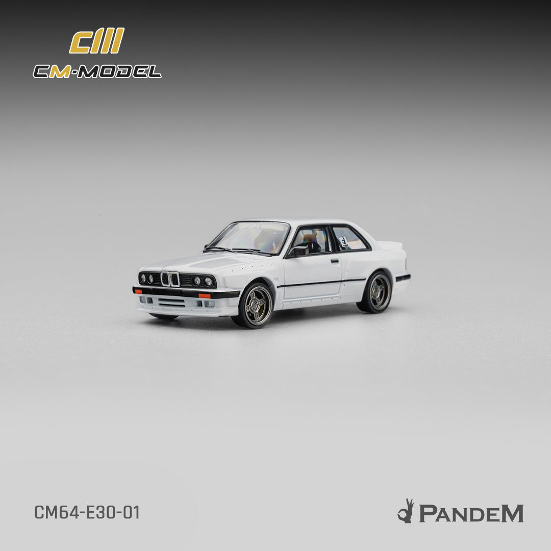 CM Model Pandem M3E30 Pearl White 1:64 Diecast - Pre-Order | 303