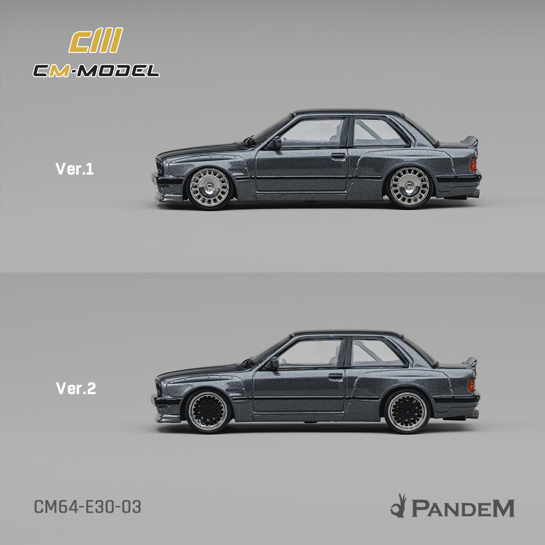 (Pre-Order) (CM64-E30-03) Pandem M3E30 Metallic gunmetal gray