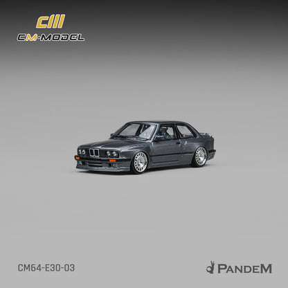 (Pre-Order) (CM64-E30-03) Pandem M3E30 Metallic gunmetal gray