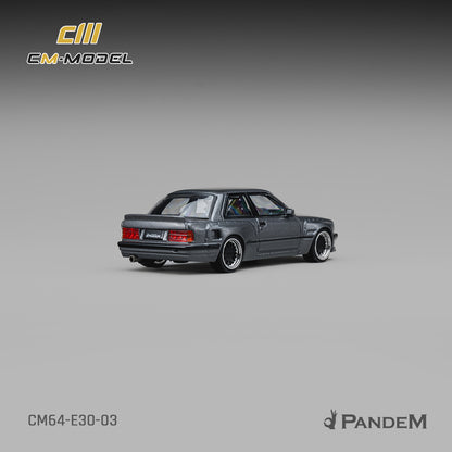 (Pre-Order) (CM64-E30-03) Pandem M3E30 Metallic gunmetal gray