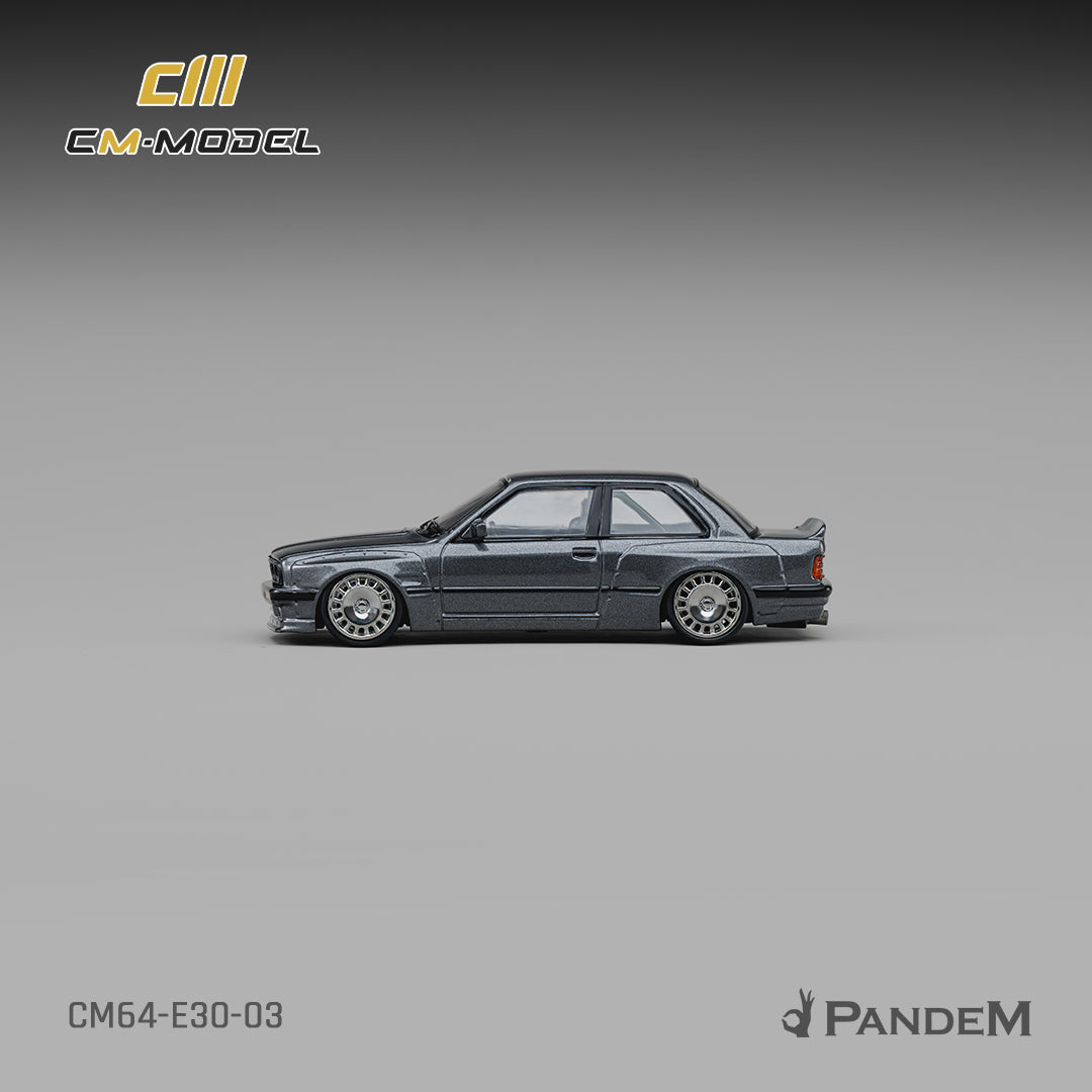 (Pre-Order) (CM64-E30-03) Pandem M3E30 Metallic gunmetal gray
