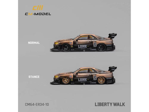 (CM64-ER34-10) Nissan LBWK ER34 NO.5 (Bronze)