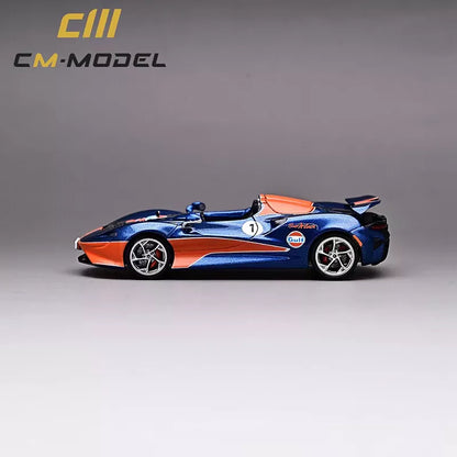 (CM64-Elva-11) Mclaren Elva Gulf (Dark Blue)