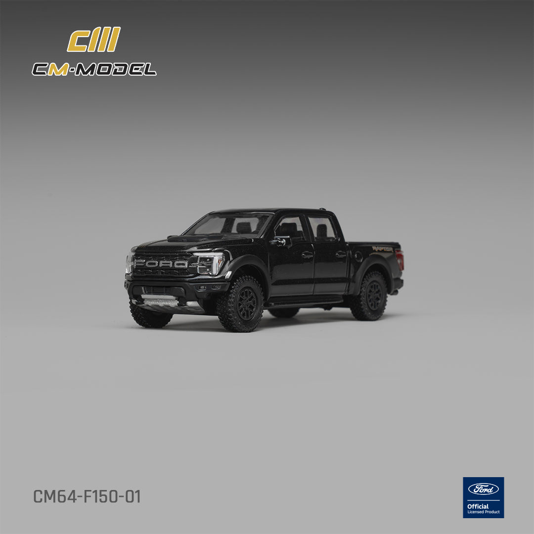 (Pre-Order) (CM64-F150-01) Ford F-150 Raptor Agate Black Metallic