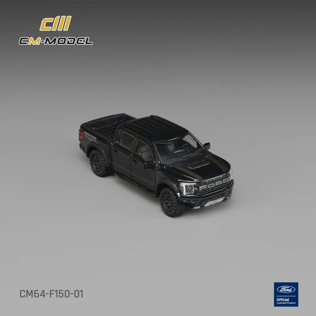 (Pre-Order) (CM64-F150-01) Ford F-150 Raptor Agate Black Metallic