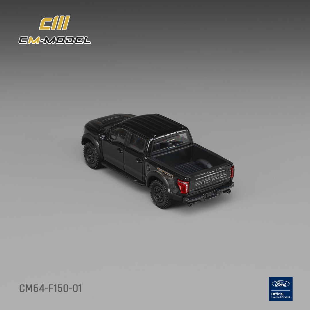 (Pre-Order) (CM64-F150-01) Ford F-150 Raptor Agate Black Metallic