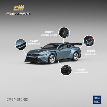 (Pre-Order) (CM64-GTD-02) Ford Mustang GTD (Blue)